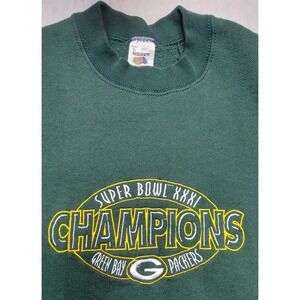 VTG 90s Green Bay Packers Pullover Mens‎ XL Sweatshirt Super Bowl XXXI Champs